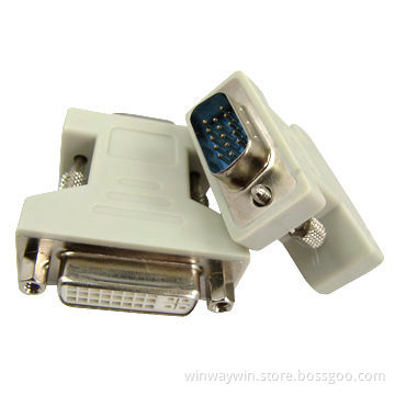 DVI to VGA Adapter, Female to Male Extender